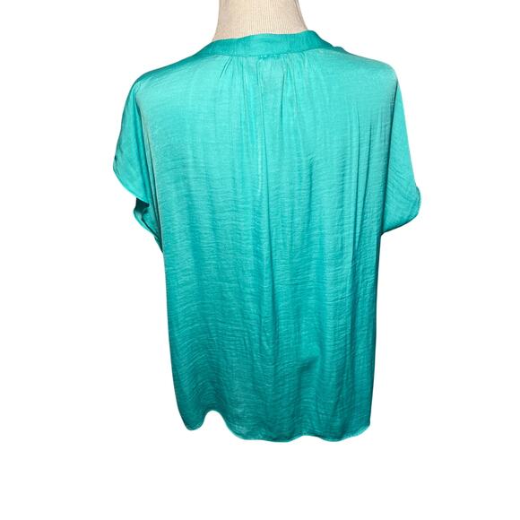 Rachel Roy Green Blouse Women's Size M - Picture 4 of 4